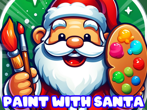 Paint with Santa gameplay