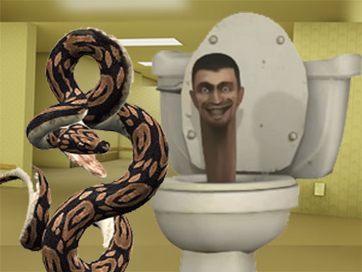 Python Snake Kill Skibidi Toilet Backrooms gameplay