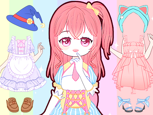 Candy Doll Dress Up gameplay